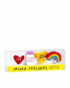 Adam J. Kurtz Mixed Feelings Magnets (Set Of 4)