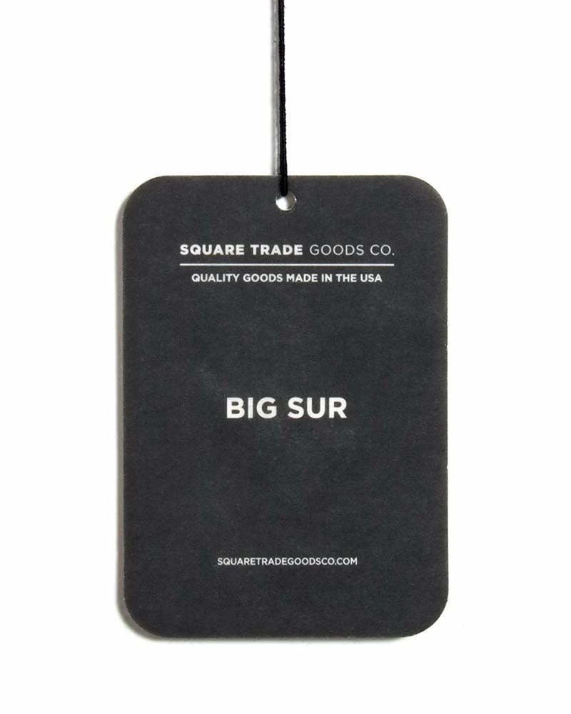 Square Trade Goods Soaps + Candles Big Sur Air Freshener Card 1 Square Trade Goods Soaps + Candles Big Sur Air Freshener Card