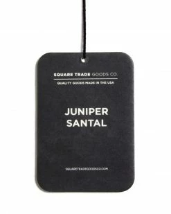 Square Trade Goods Juniper Santal Air Freshener Card