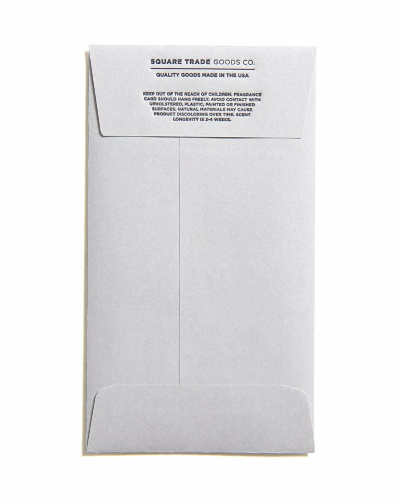 Square Trade Goods Soaps + Candles Big Sur Air Freshener Card 3 Square Trade Goods Soaps + Candles Big Sur Air Freshener Card