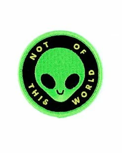 These Are Things Pins + Patches Not Of This World Alien Patch