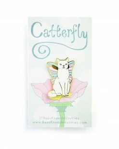 Bee's Knees Industries Catterfly Pin Enamel Pins + Buttons