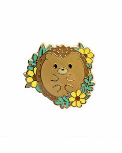 Meow Amor Creative Hedgehog Flower Pin