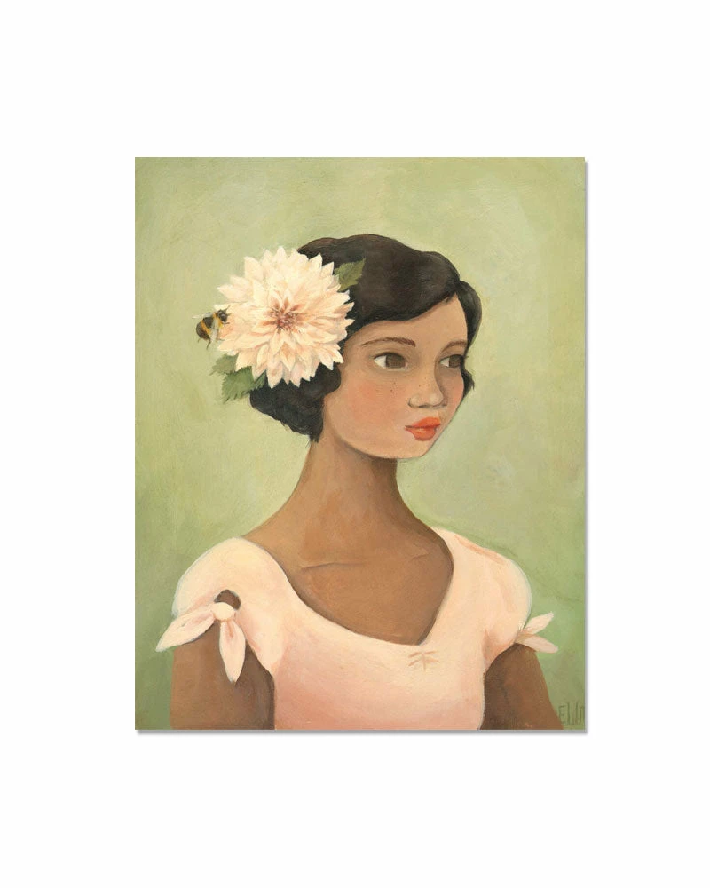 Emily Winfield Martin Dahlia Art Print (8" X 10") Home 1 Emily Winfield Martin Dahlia Art Print (8" X 10") Home