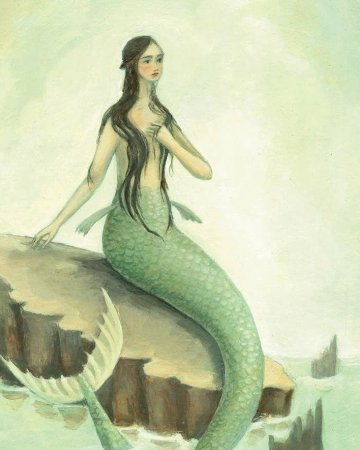 Emily Winfield Martin Imaginaries Mermaid Art Print (8" X 10") Home 2 Emily Winfield Martin Imaginaries Mermaid Art Print (8" X 10") Home