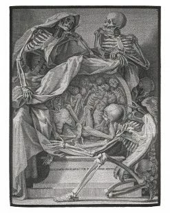 Inner Decay Italian Memento Mori Large Back Patch Large Back Patches