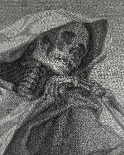 Inner Decay Italian Memento Mori Large Back Patch Large Back Patches