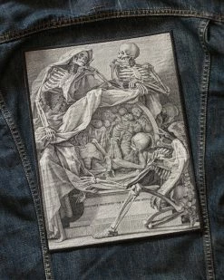 Inner Decay Italian Memento Mori Large Back Patch Large Back Patches