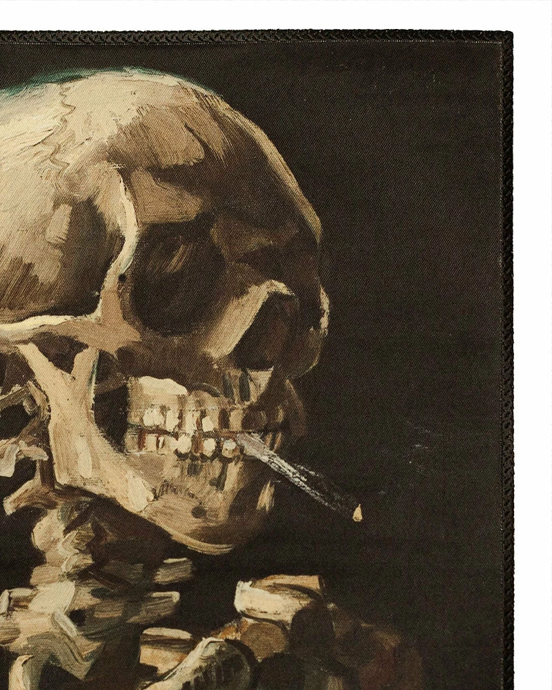 Inner Decay Head Of A Skeleton With A Burning Cigarette Large Back Patch 3 Inner Decay Head Of A Skeleton With A Burning Cigarette Large Back Patch