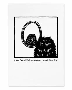 Stay Home Club Indie Art Prints Daily Affirmation Art Print (12" X 18")