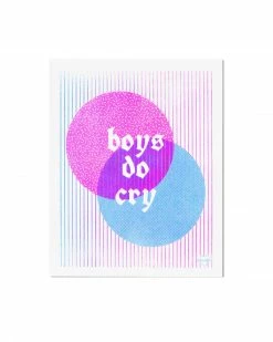 Ash + Chess Boys Do Cry Risograph Art Print (8" X 10")