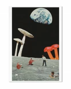 Cactus Food Indie Art Prints Sharing Is Caring Art Print (11" X 17")