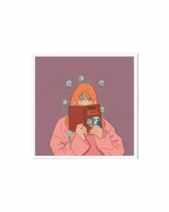 Danny Brito Indie Art Prints Skeleton Friends Art Print (8" X 8")