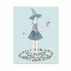 Bee's Knees Industries Witch In A Faerie Ring Art Print (8" X 10") Home