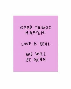 Adam J. Kurtz Good Things Happen Art Print (8" X 10") Home