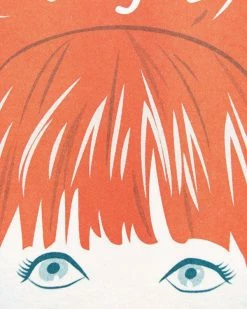 Smarty Pants Paper Co. Indie Art Prints Higher The Hair, Closer To God Risograph Art Print (8" X 10")