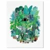 Cactus Club Paper Plant Freak Art Print (11" X 14")
