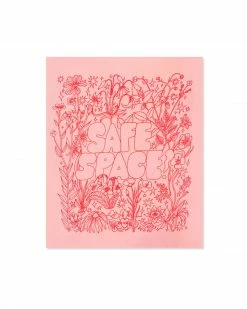 Ash + Chess Home Safe Space Risograph Art Print (8" X 10")