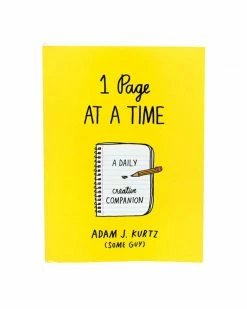 Adam J. Kurtz 1 Page At A Time: A Daily Creative Companion Book Home
