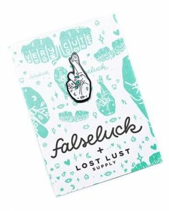 Lost Lust Supply False Luck Pin Enamel Pins + Buttons