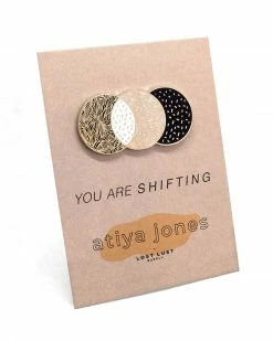 Lost Lust Supply Enamel Pins + Buttons Shift Large Pin