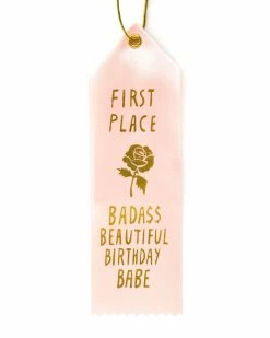 Yellow Owl Workshop Accessories Birthday Babe Award Ribbon