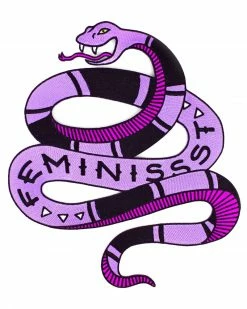 Band Of Weirdos Large Back Patches Feminist Snake Large Back Patch