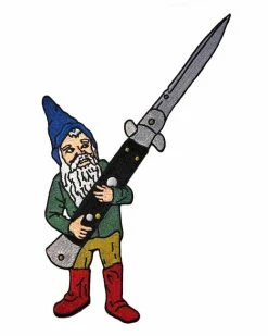 Inner Decay Gnome Knife Large Back Patch Large Back Patches