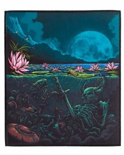 Inner Decay Pins + Patches Lotus Pond Large Back Patch