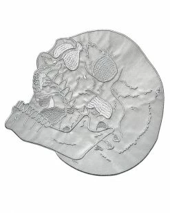 Inner Decay Reflective Laughing Skull Large Back Patch