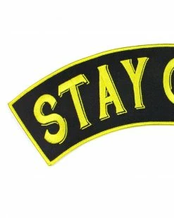 Bruised Tongue Large Back Patches Stay Gold Large Back Patch