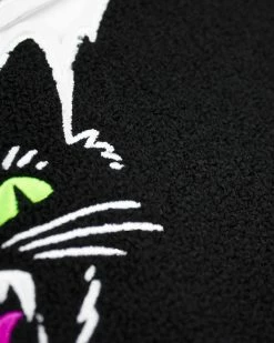 Band Of Weirdos Three Eyed Black Cat Large Chenille Back Patch Large Back Patches
