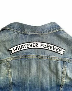 Sara M. Lyons Whatever Forever Large Banner Patch Large Back Patches