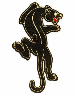 No Fun Press Black Panther Large Chenille Back Patch