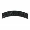 Beast Or God See You In Hell Large Back Patch - Black/Black