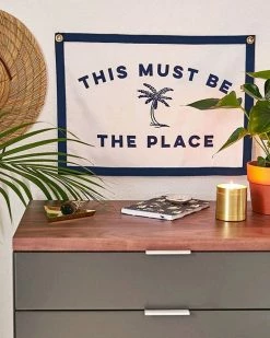 Three Potato Four This Must Be The Place Felt Flag Banner