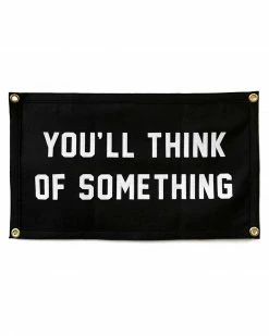 Oxford Pennant You'll Think Of Something Felt Banner