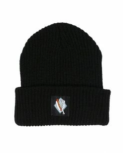 Mean Folk Hot Dog Lady Beanie - Black