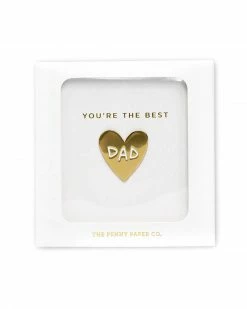 The Penny Paper Co. You're The Best Dad Pin (Gift Box) Enamel Pins + Buttons