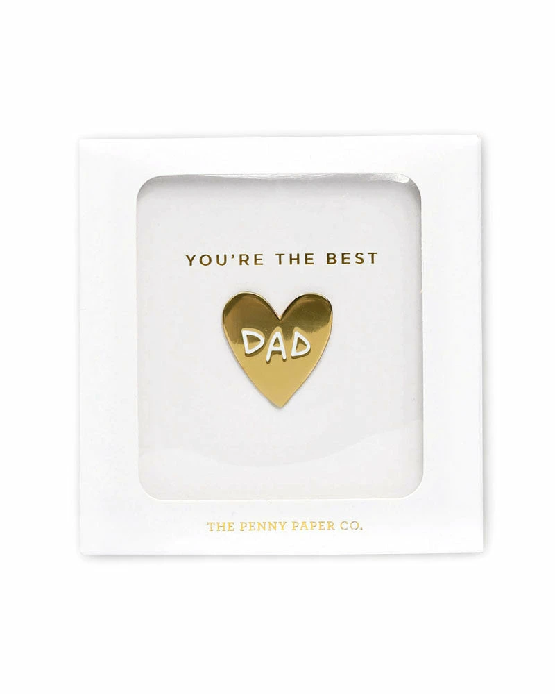 The Penny Paper Co. You're The Best Dad Pin (Gift Box) Enamel Pins + Buttons 1 The Penny Paper Co. You're The Best Dad Pin (Gift Box) Enamel Pins + Buttons