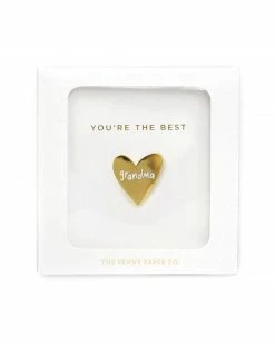 The Penny Paper Co. Pins + Patches You're The Best Grandma Pin (Gift Box)