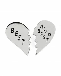 Adam J. Kurtz Best + Also Best Friendship Pin Set Pins + Patches