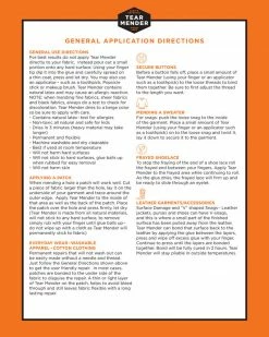 Bish's Original Tear Mender Fabric Patch Glue