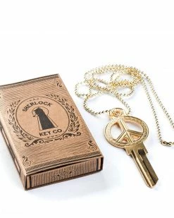 Sherlock Key Co. Peace Sign Key Blank Accessories