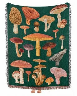 Valley Cruise Press Mushroom Magic Throw Blanket