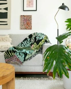 Valley Cruise Press Plant Lovers Throw Blanket Artist Media + Homegoods