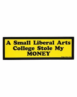 Hungry Ghost Press Stickers + Decals College Theft Liberal Arts Bumper Sticker