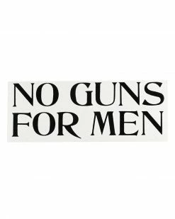 Nicole Lavelle No Guns For Men Bumper Sticker