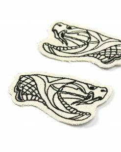 Shrimp Sauce Snake Heads Canvas Patch Set Large Back Patches