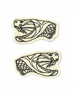 Shrimp Sauce Snake Heads Canvas Patch Set Large Back Patches
